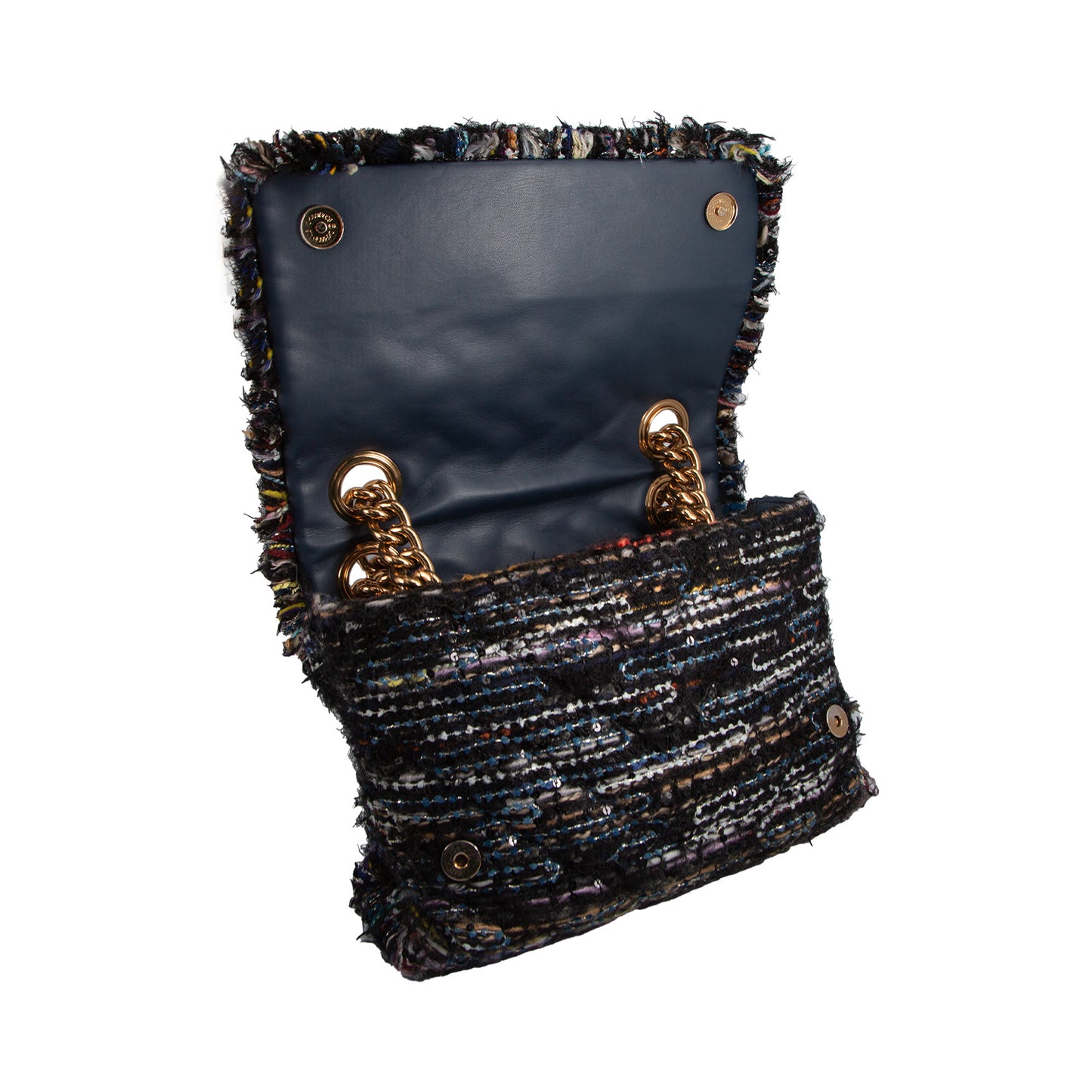 Crossbody Black Tweed Kensington