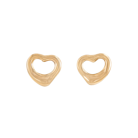 VENDIDO Aretes Open Heart