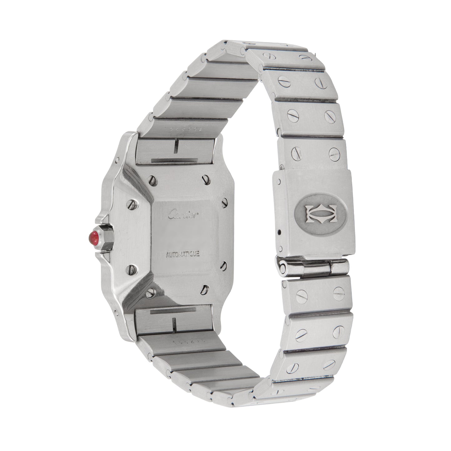 Cartier Santos Burgundy 29mm