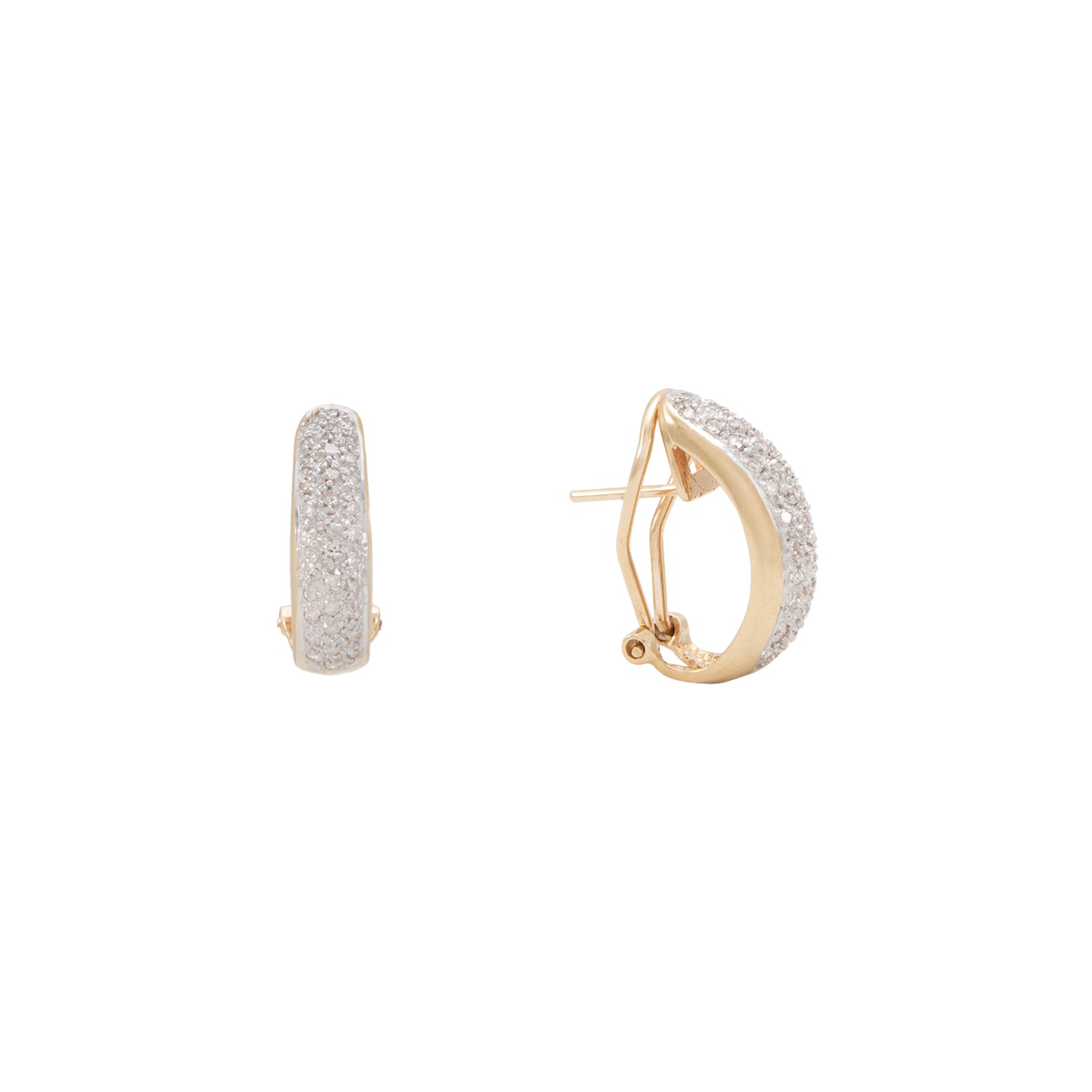 Arracadas con Pavé de Diamantes