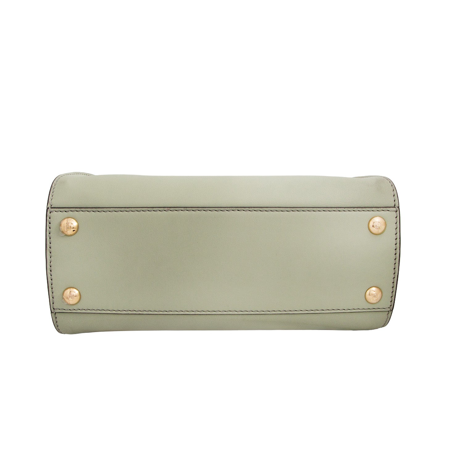 Bolso Vitello Seta Canvas FF Embroidered Mini Peekaboo Iconic Satchel