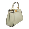 Bolso Vitello Seta Canvas FF Embroidered Mini Peekaboo Iconic Satchel