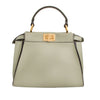 Bolso Vitello Seta Canvas FF Embroidered Mini Peekaboo Iconic Satchel