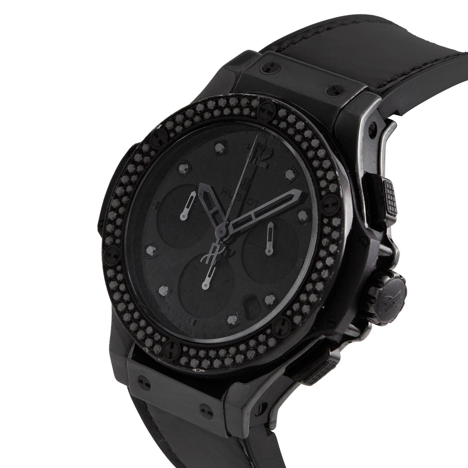 Hublot Big Bang Shiny All Black Diamonds 41mm