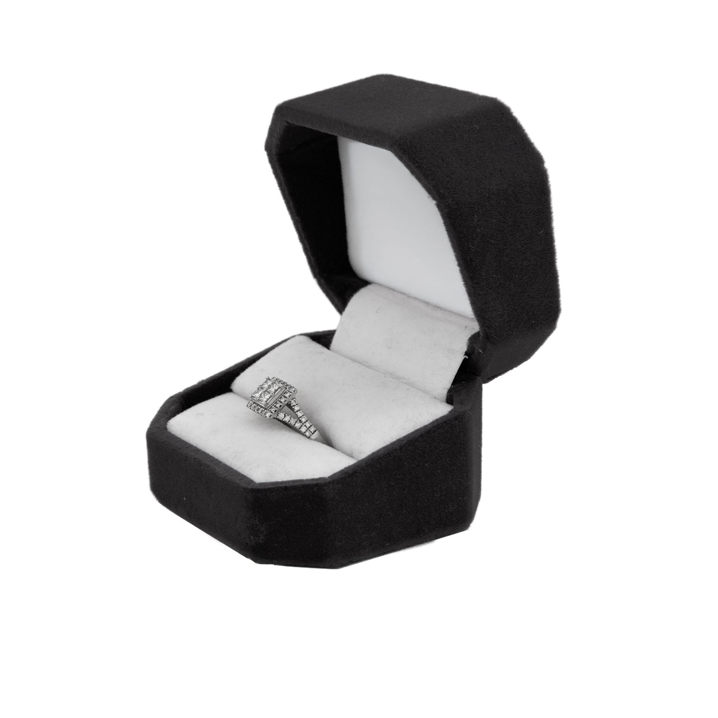 Anillo Racimo Cuadrado