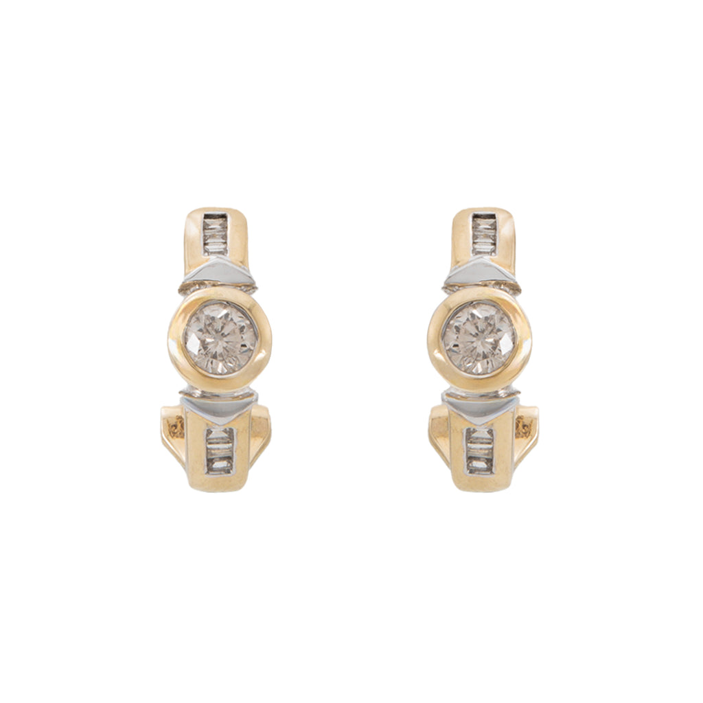 Aretes Oro Amarillo 18K