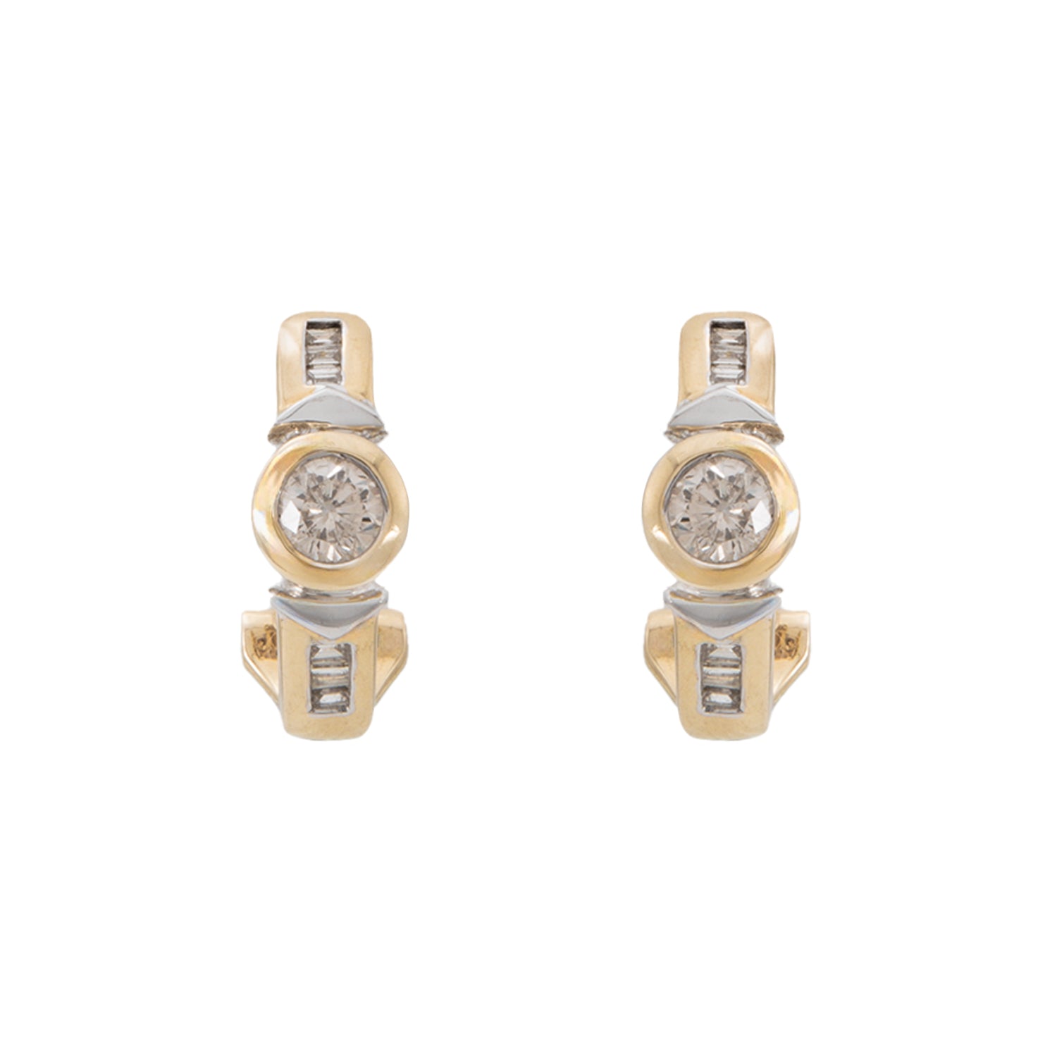 Aretes Oro Amarillo 18K