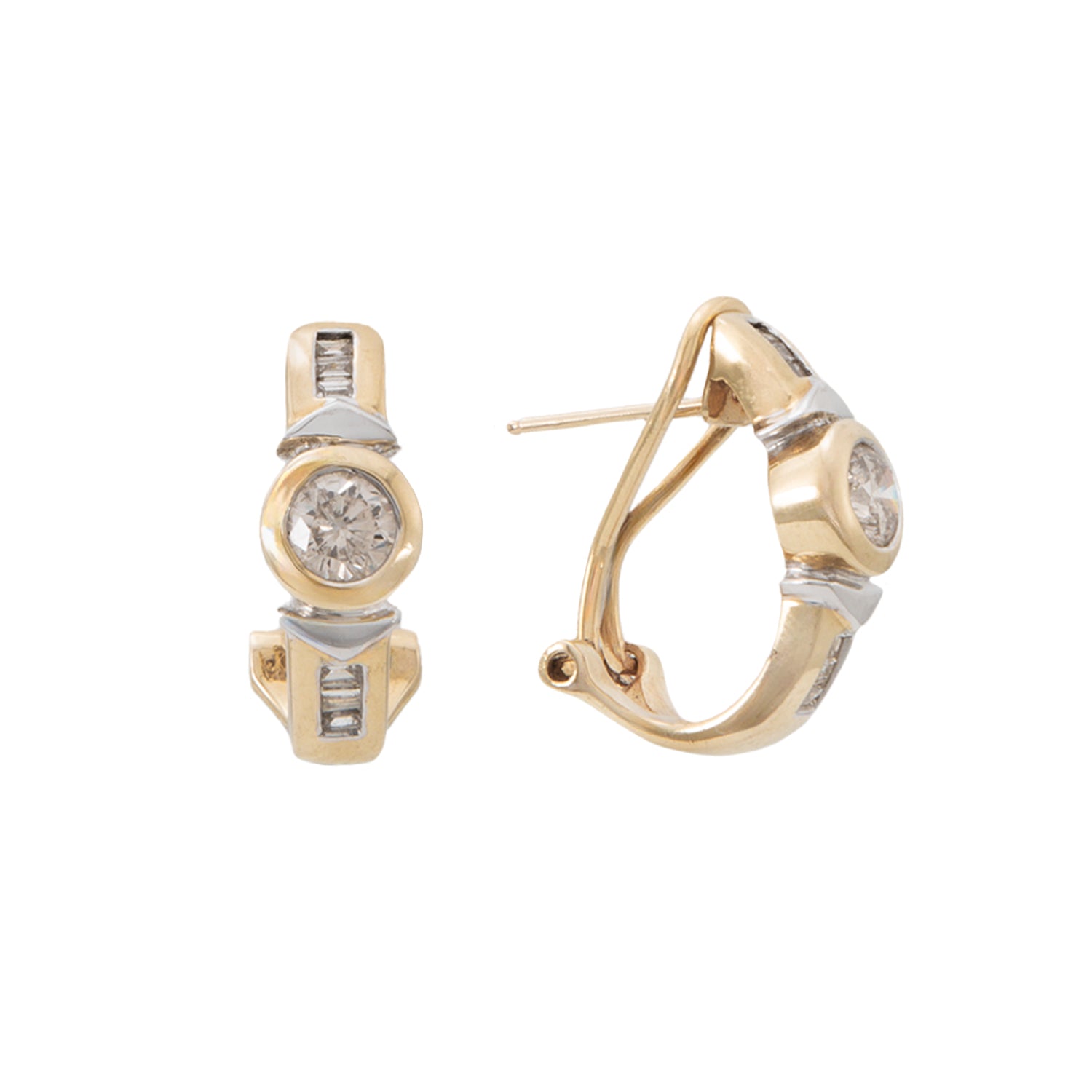 Aretes Oro Amarillo 18K