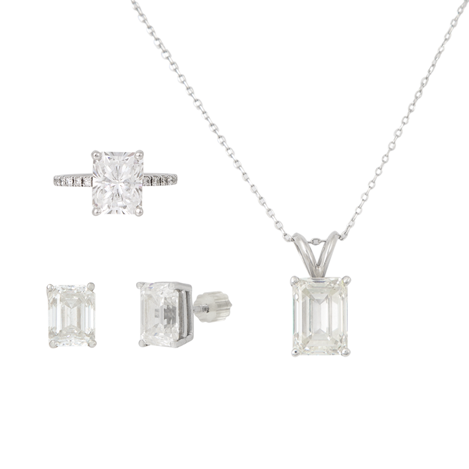 Juego de Collar, Aretes y Anillo - Boutique San Agustín