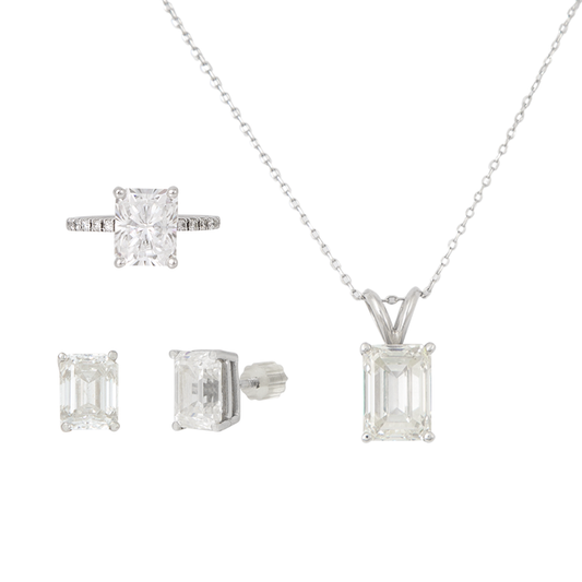 Juego de Collar, Aretes y Anillo - Boutique San Agustín