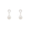 Aretes Colgantes de Perla