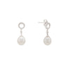 Aretes Colgantes de Perla