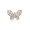 Dije Motivo Mariposa en Oro Blanco de 14k con Diamantes