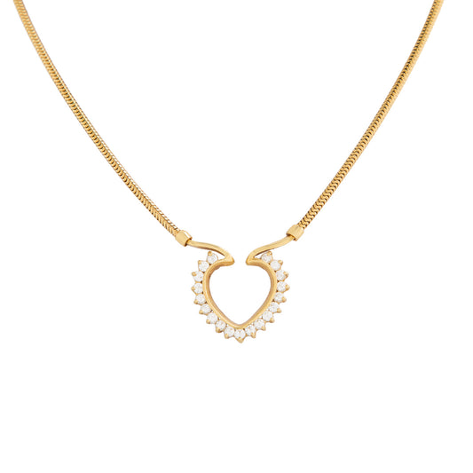 Gargantilla Corazón 18k