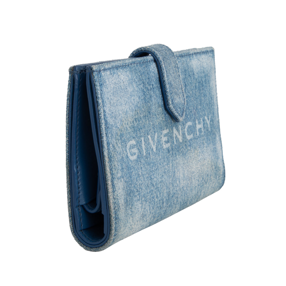 Cartera Medium 4G en Mezclilla Denim Color Azul
