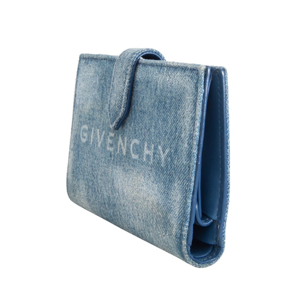 Cartera Medium 4G en Mezclilla Denim Color Azul