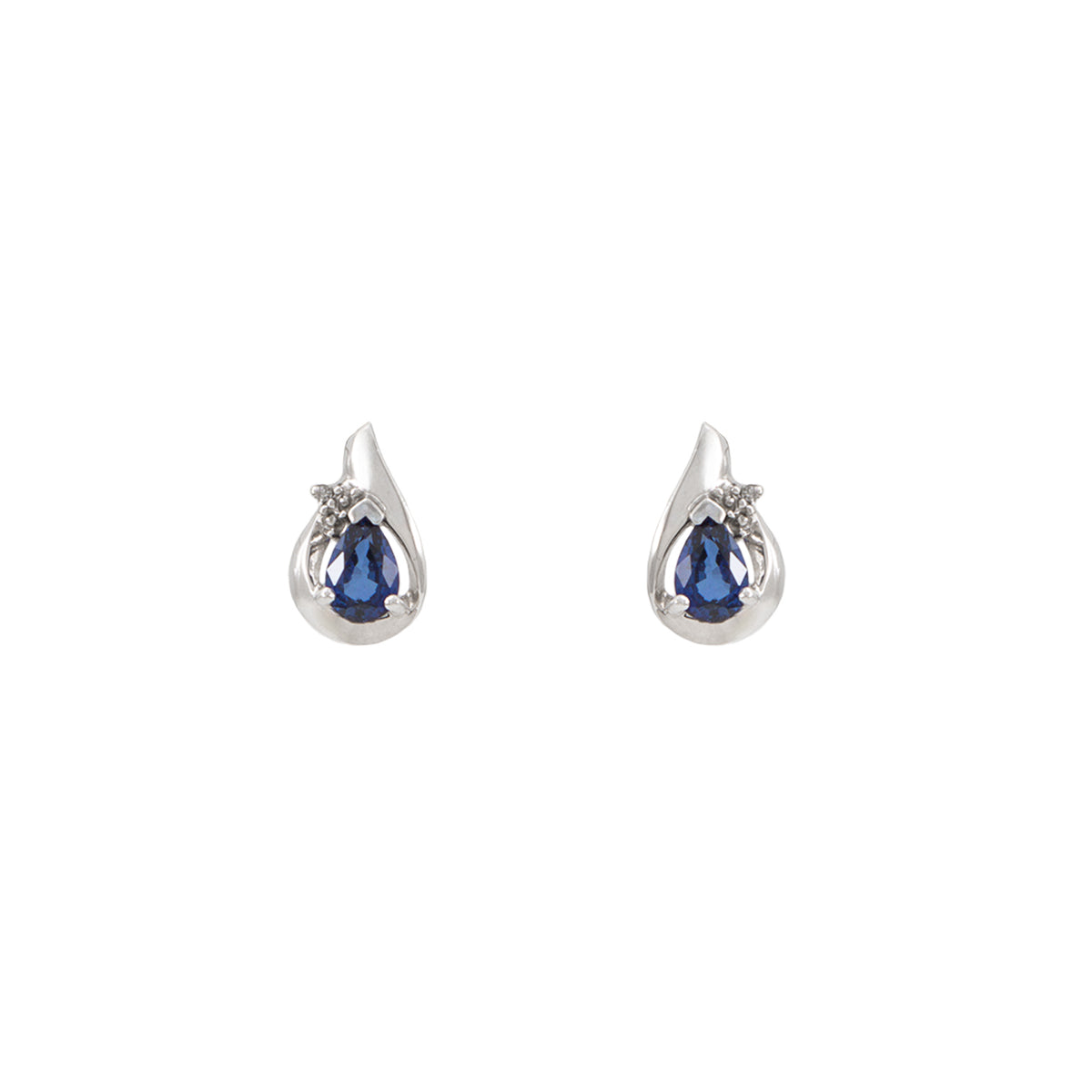 VENDIDO Juego de Aretes y Dije con Zafiros y Chispas de Diamante
