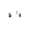 VENDIDO Juego de Aretes y Dije con Zafiros y Chispas de Diamante