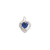 VENDIDO Juego de Aretes y Dije con Zafiros y Chispas de Diamante