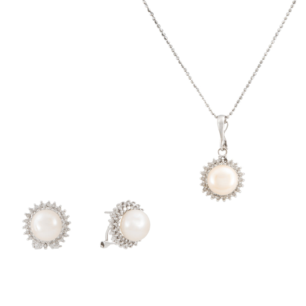 Juego de Joyeria con Perlas