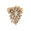 Anillo Tipo Coctel en Oro Amarillo 10K