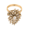 Anillo Tipo Coctel en Oro Amarillo 10K