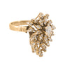 Anillo Tipo Coctel en Oro Amarillo 10K