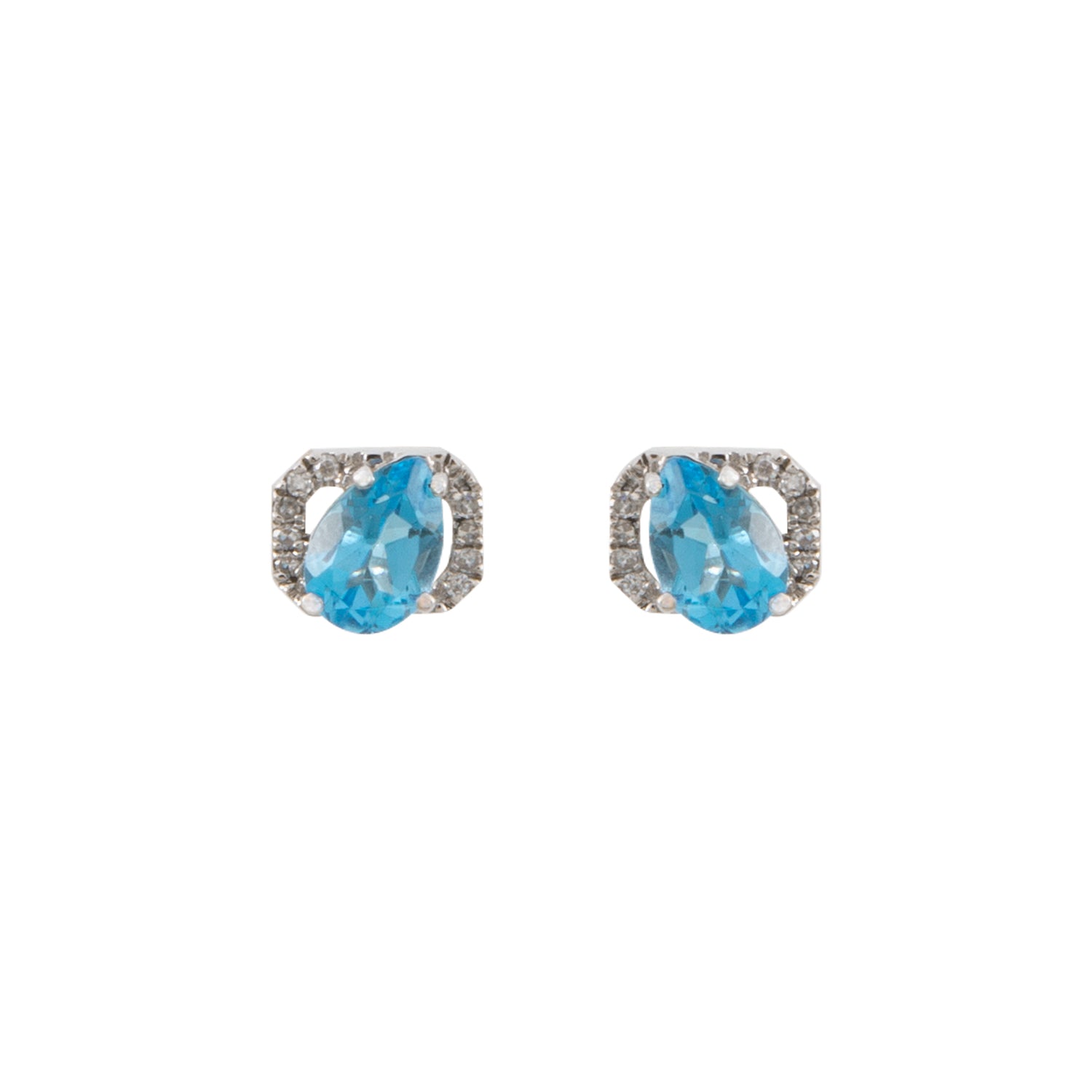 Aretes con Topacio