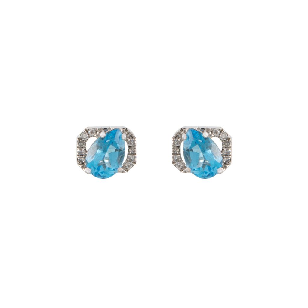 Aretes con Topacio