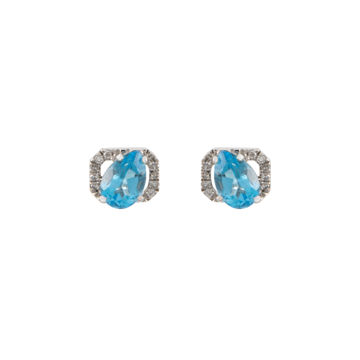 Aretes con Topacio