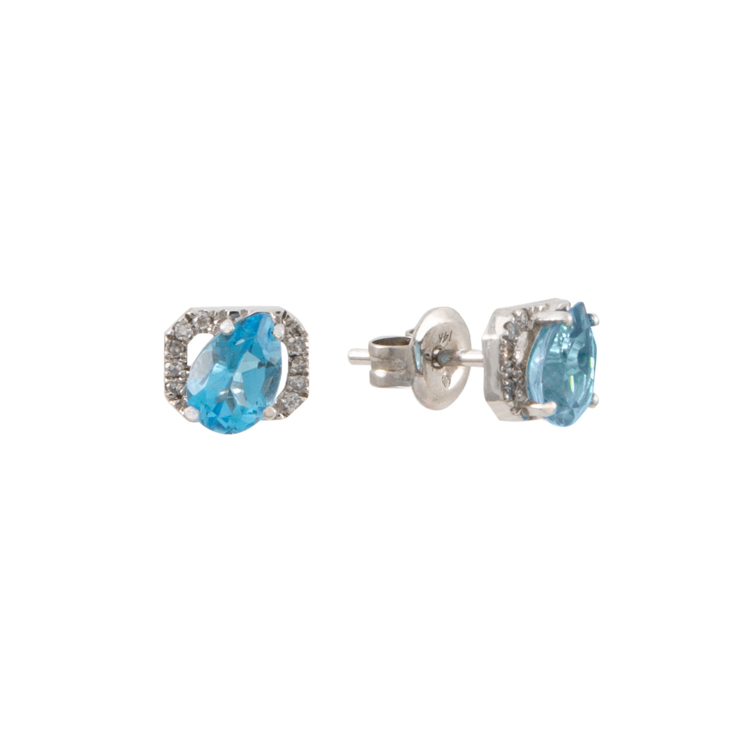 Aretes con Topacio