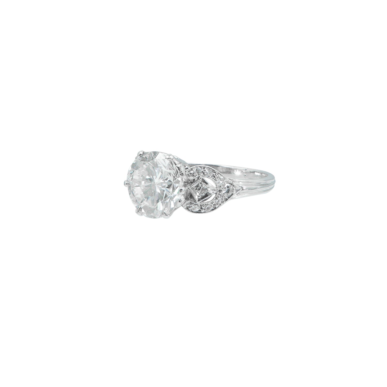 Anillo Solitario con Diamante de 2.84 CT - Boutique San Agustín