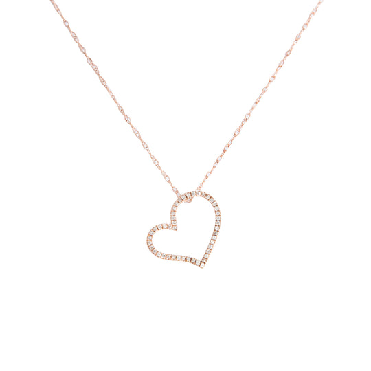 Gargantilla Dije de Corazón 14k