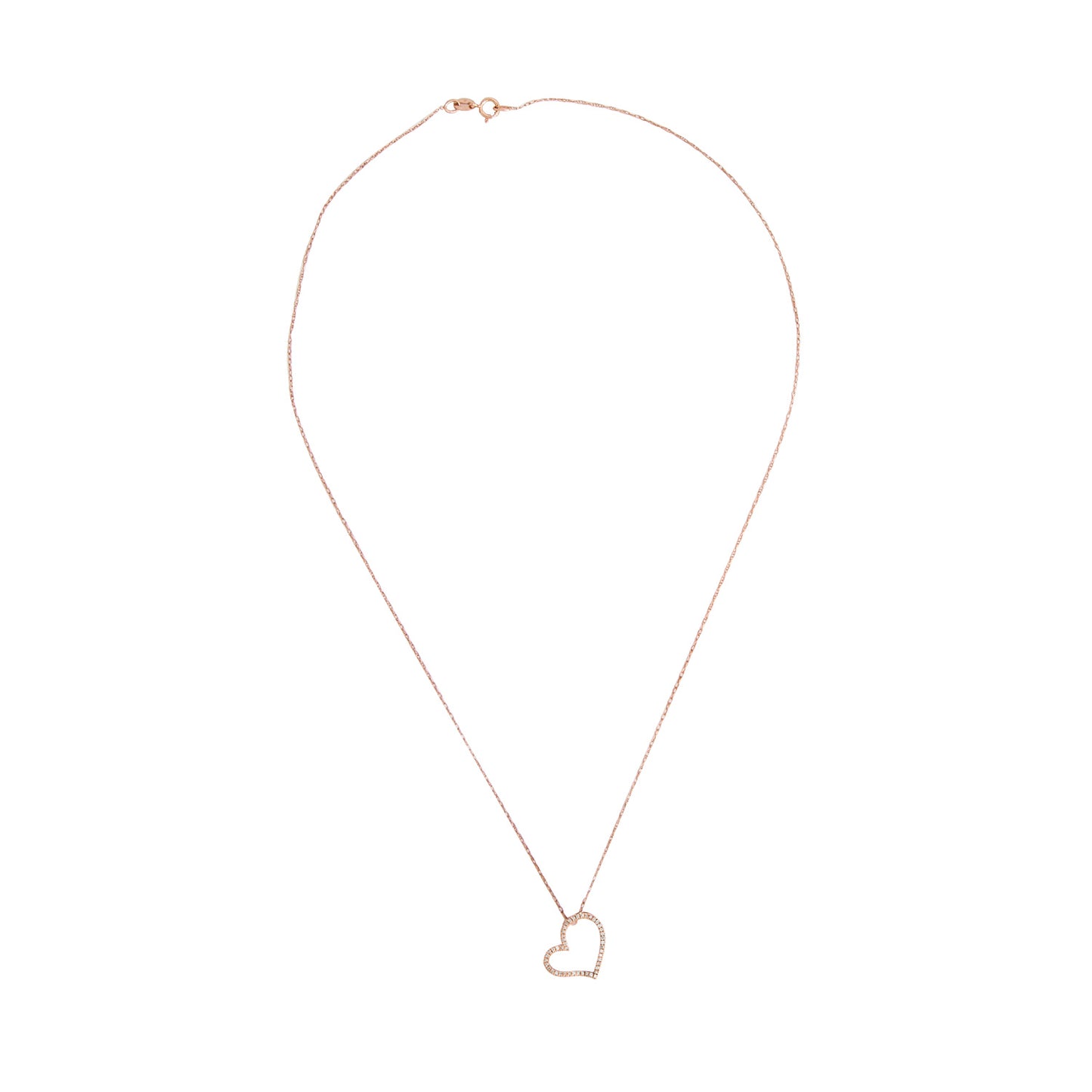 Gargantilla Dije de Corazón 14k