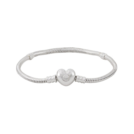 Brazalete Moments con Broche Corazón 19 cm