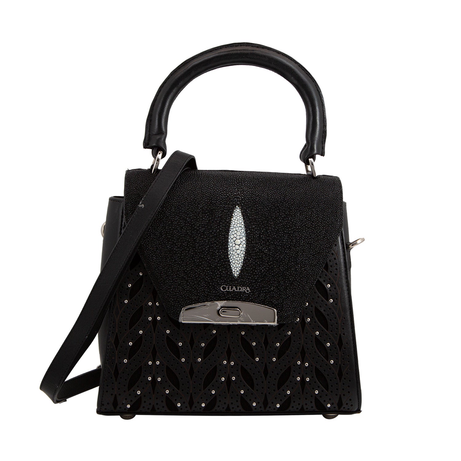 Bolso En Piel Genuina De Mantarraya