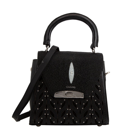 Bolso En Piel Genuina De Mantarraya