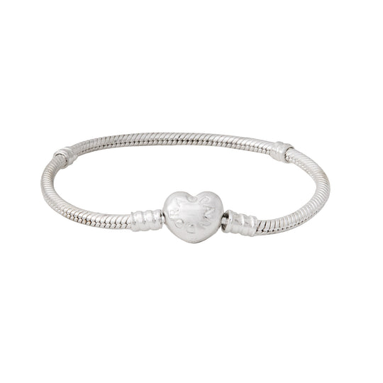Brazalete Moments con Broche Corazón 17 cm