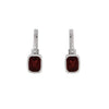 Aretes Piedra Granate