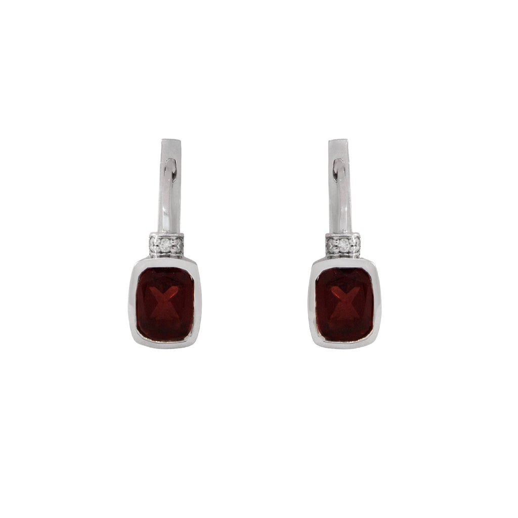 Aretes Piedra Granate