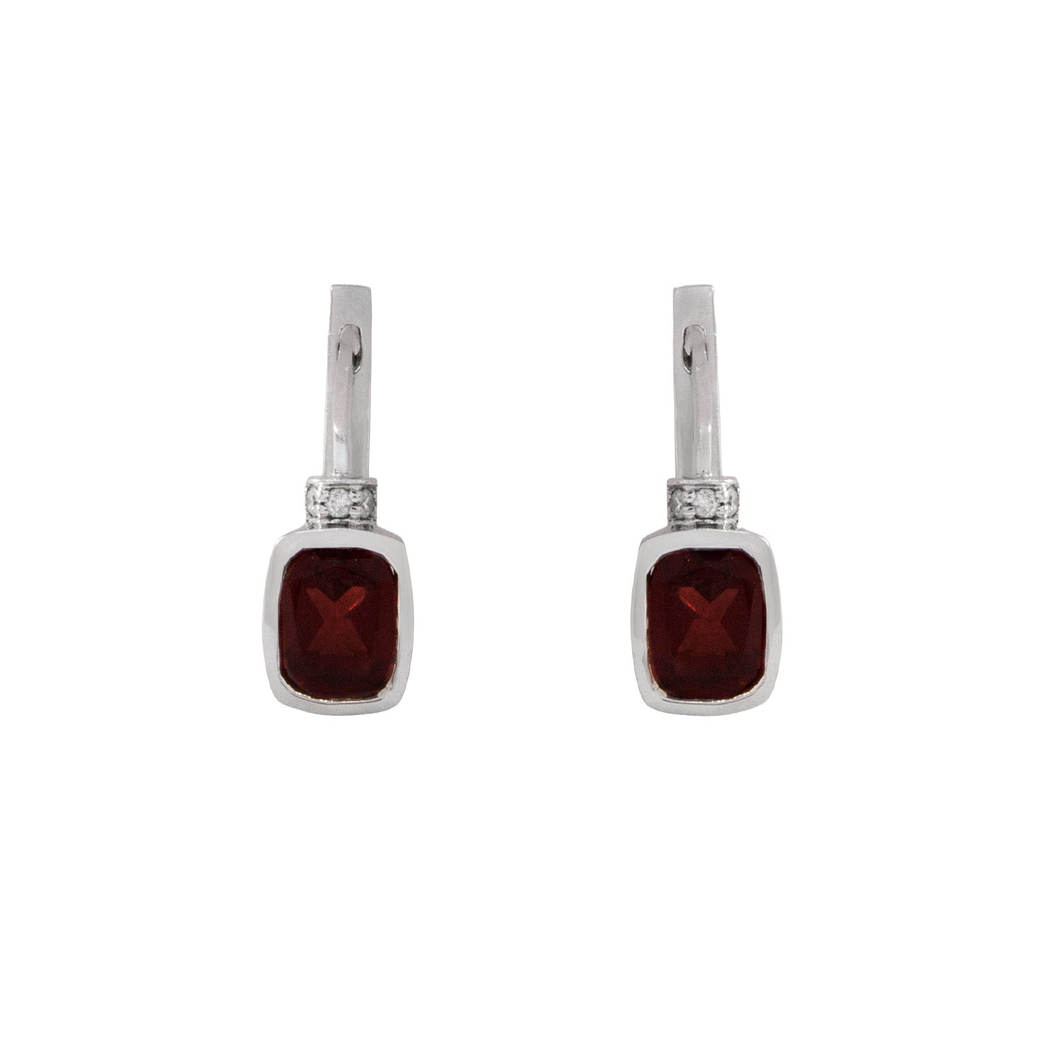Aretes Piedra Granate