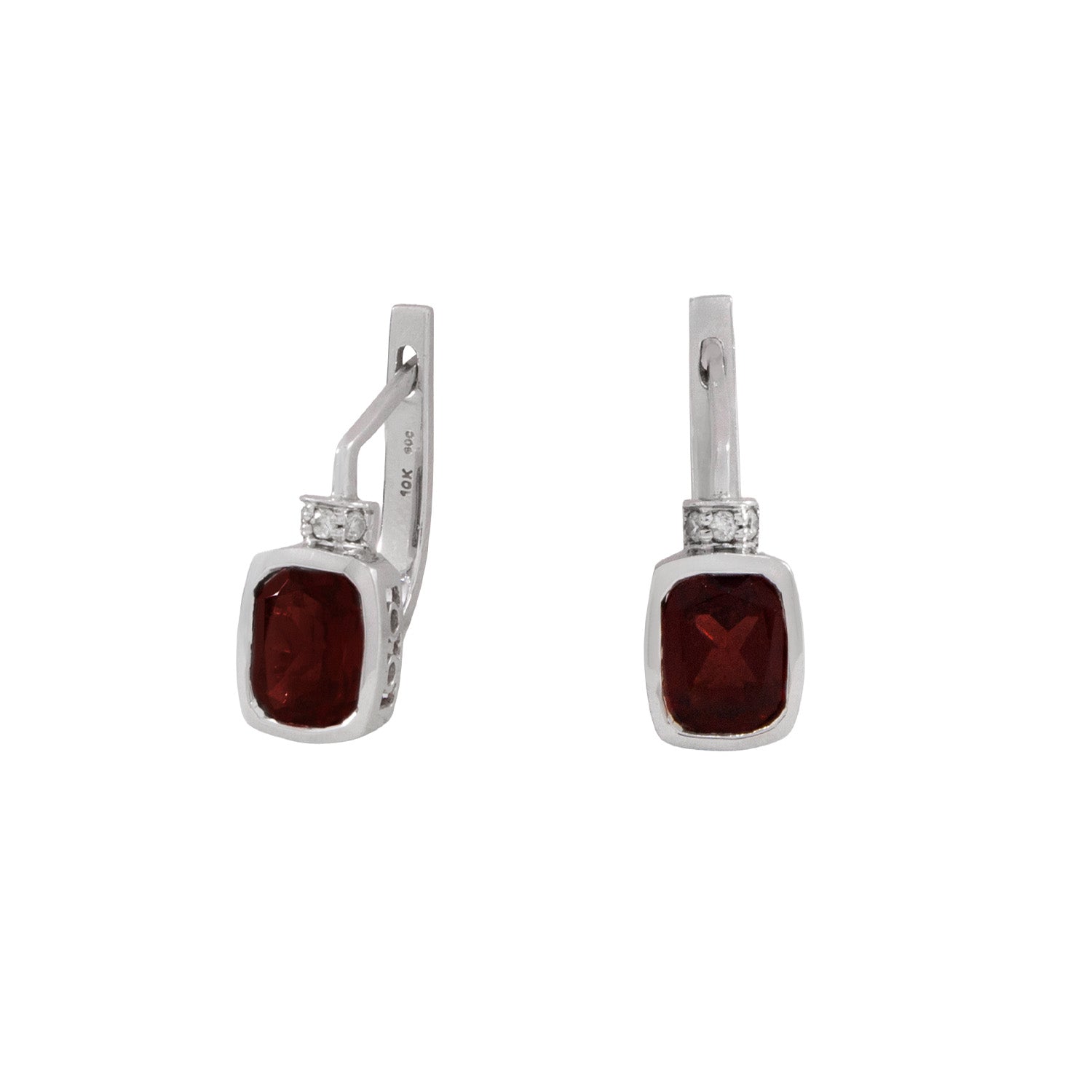 Aretes Piedra Granate