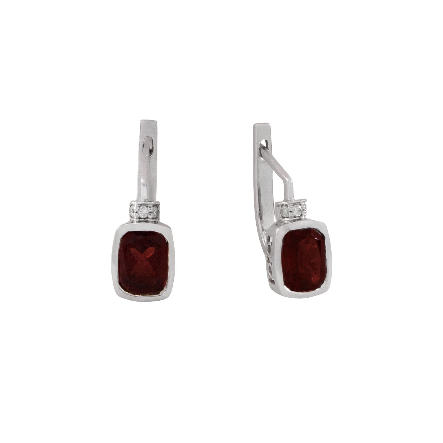 Aretes Piedra Granate