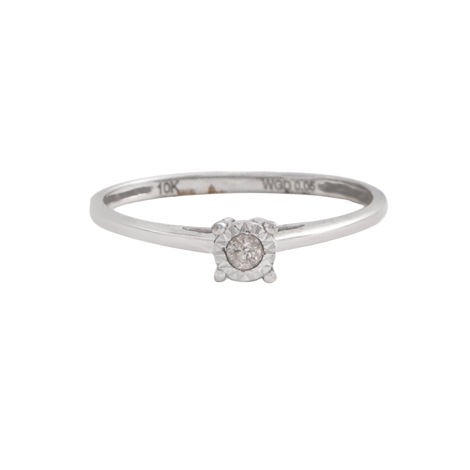Anillo Solitario .05 CT