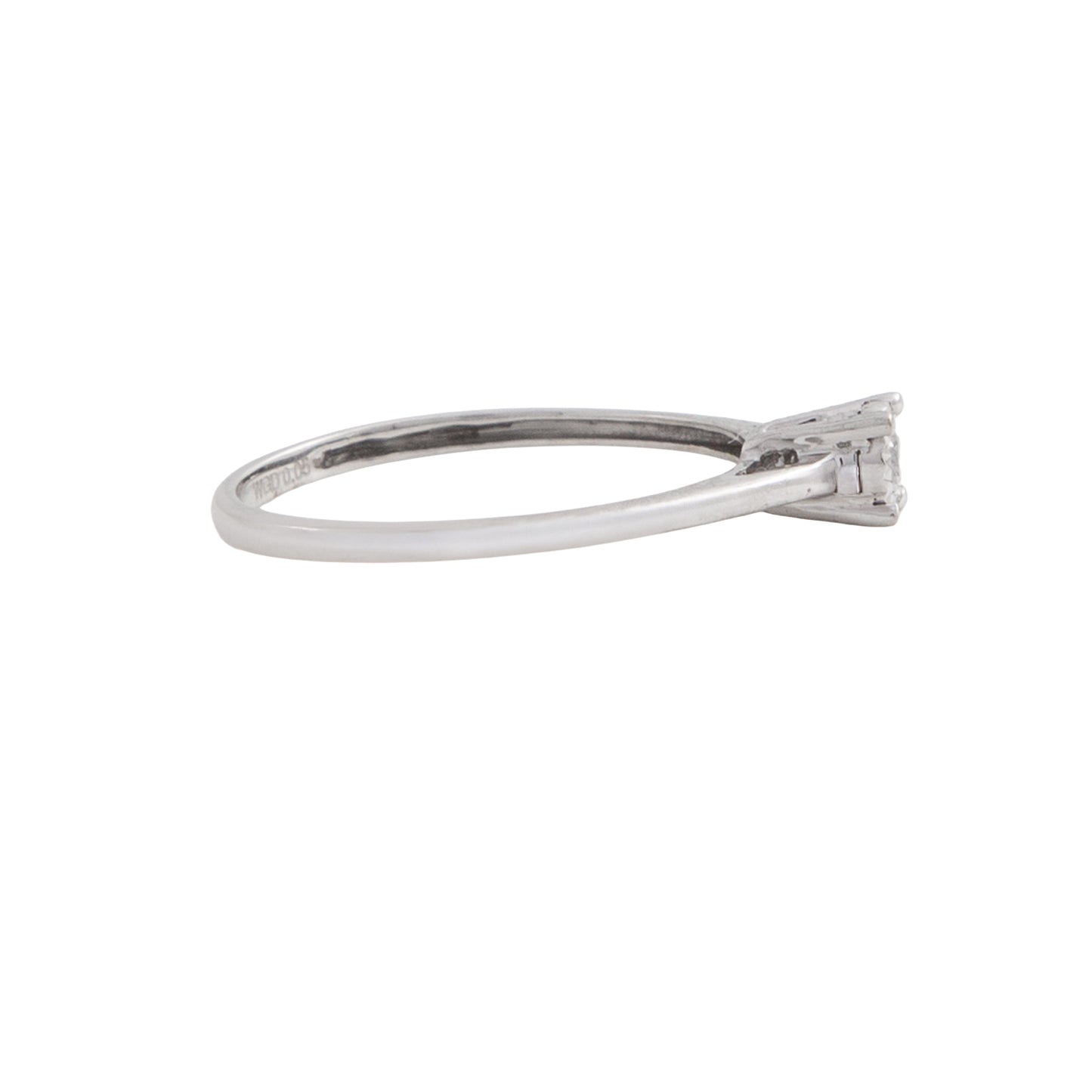 Anillo Solitario .05 CT