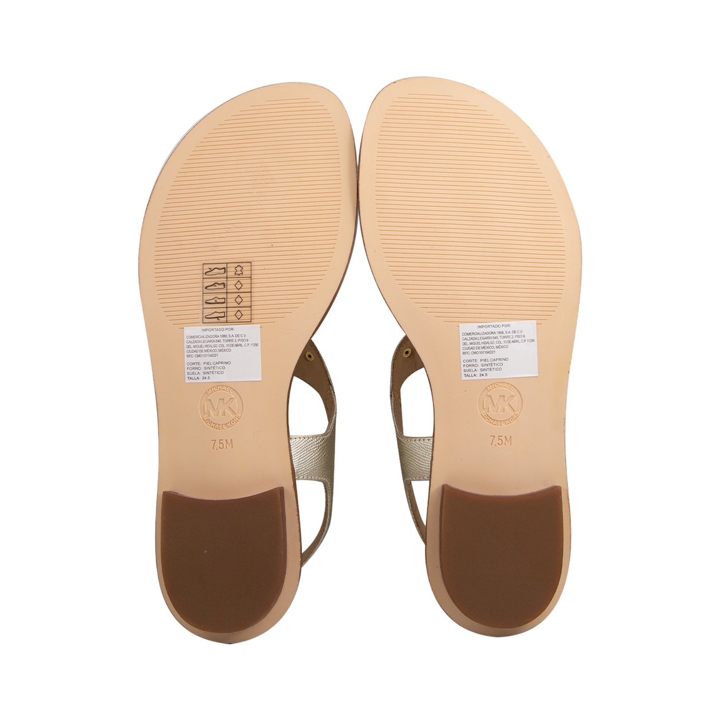 Sandalias Plate Gold