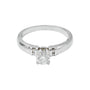 Solitario en oro blanco de 14K - Boutique San Agustín