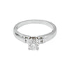 Solitario en oro blanco de 14K - Boutique San Agustín