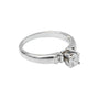 Solitario en oro blanco de 14K - Boutique San Agustín