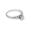 Solitario en oro blanco de 14K - Boutique San Agustín